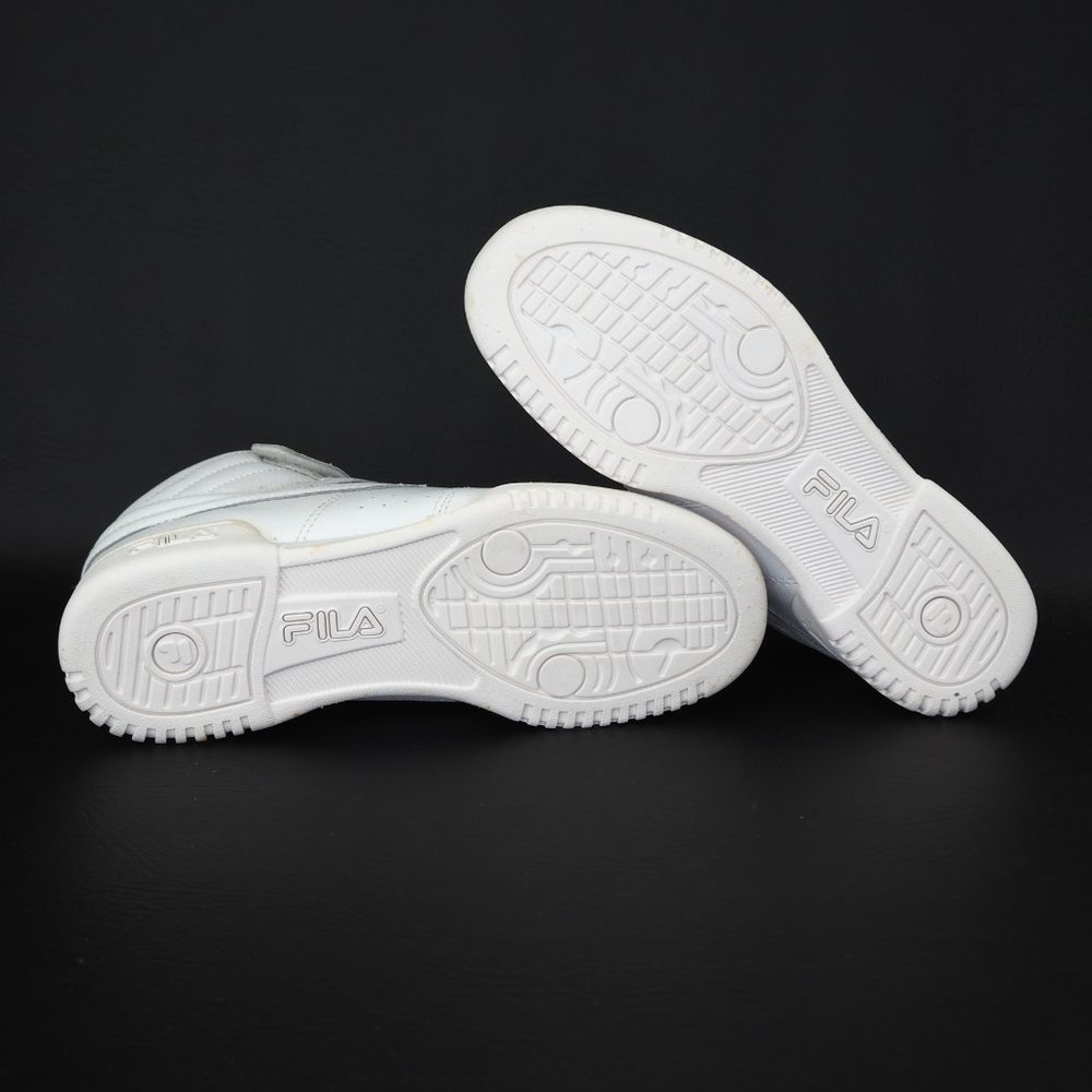 Fila F-13V Boys Shoes Triple White 31F131LT - Picture 9 of 12